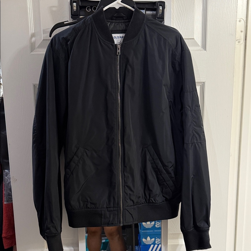 Old Navy Men's Black Bomber Jacket